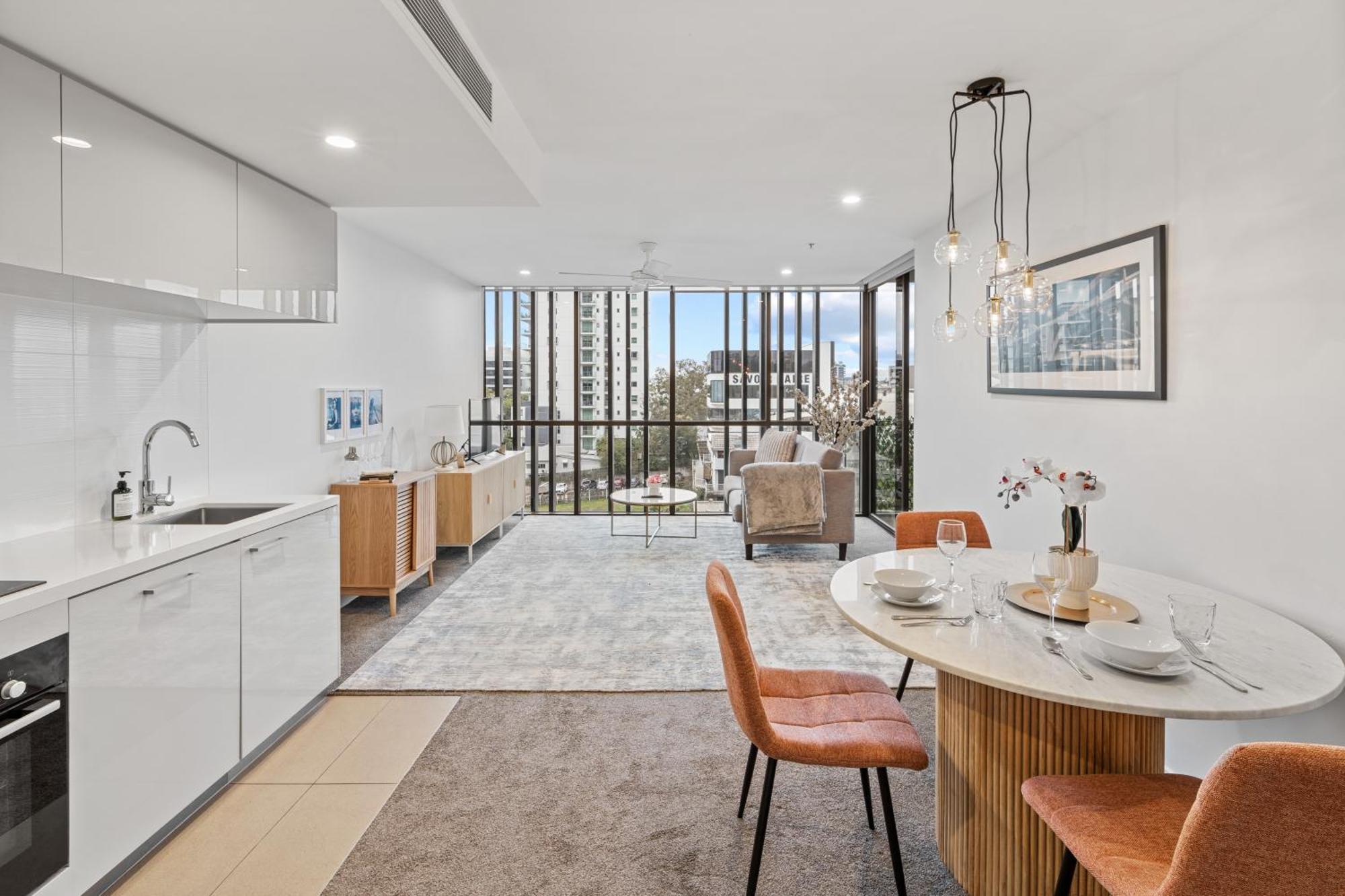 Hearty Milton Apartments Brisbane Eksteriør bilde